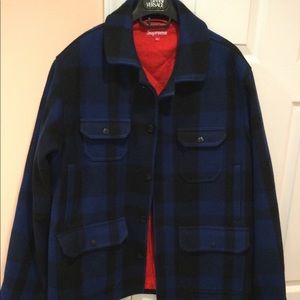 Supreme wool coat size XL